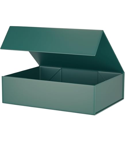 小物入れ Medium GLOBO BOX (Green) Green A4 Deep Luxury Magnetic Gift Boxes – Gift Box Market